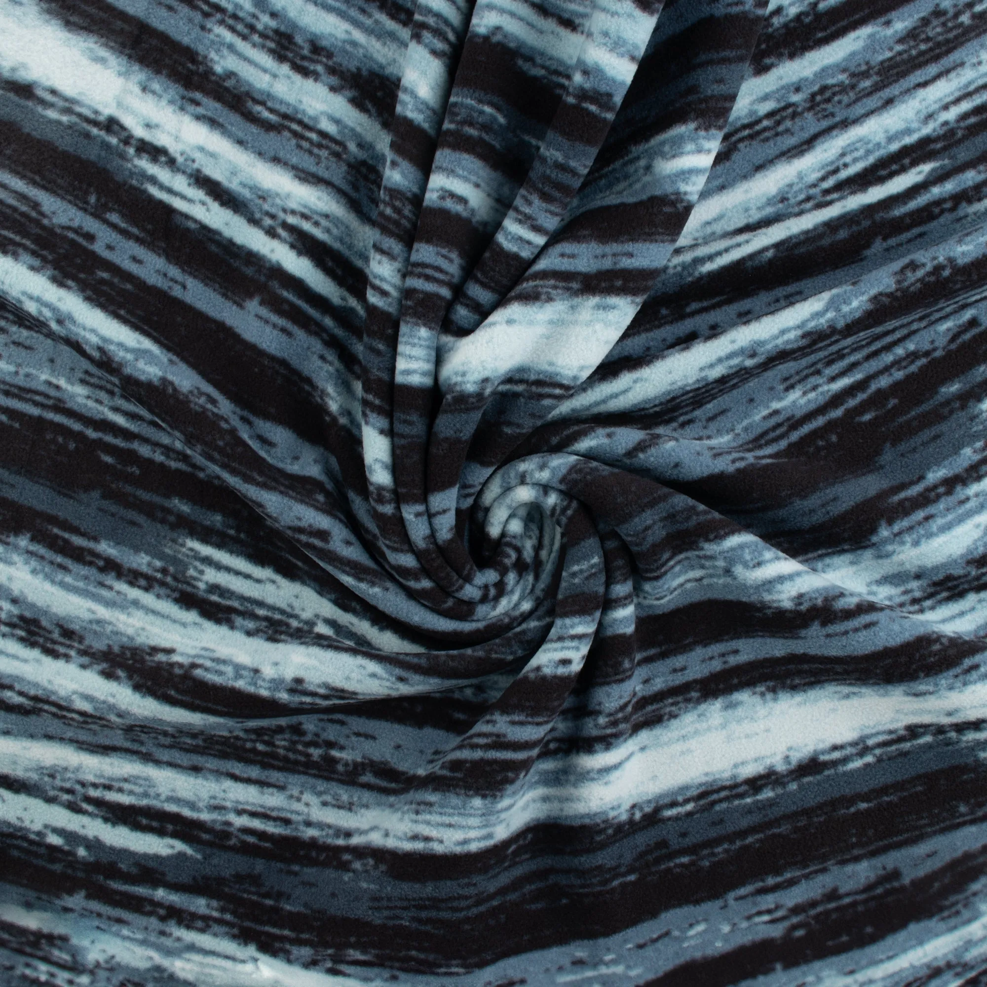 Anti Pill Fleece Print - MONTANA - 022 - Blue