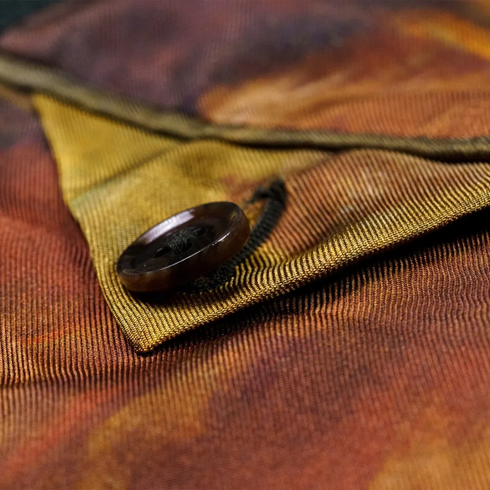 Dark Claret Herringbone Merino Wool Jacket