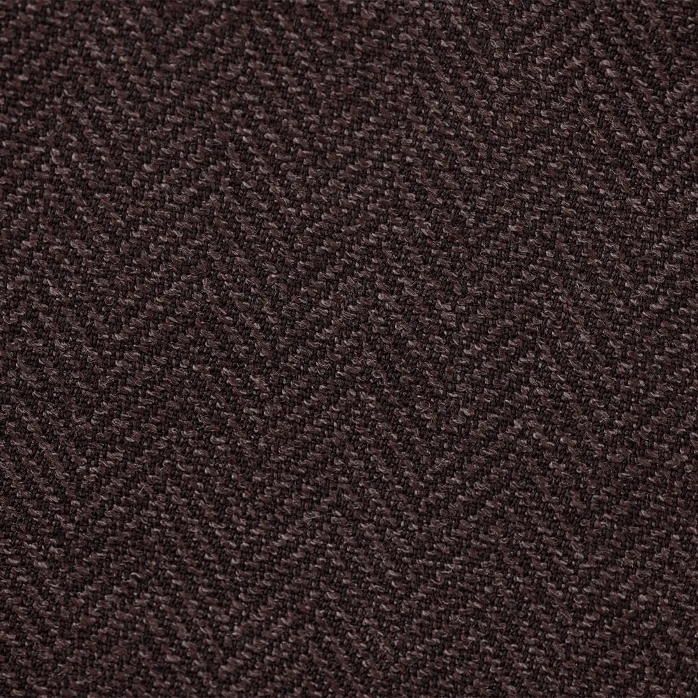 Dark Claret Herringbone Merino Wool Jacket