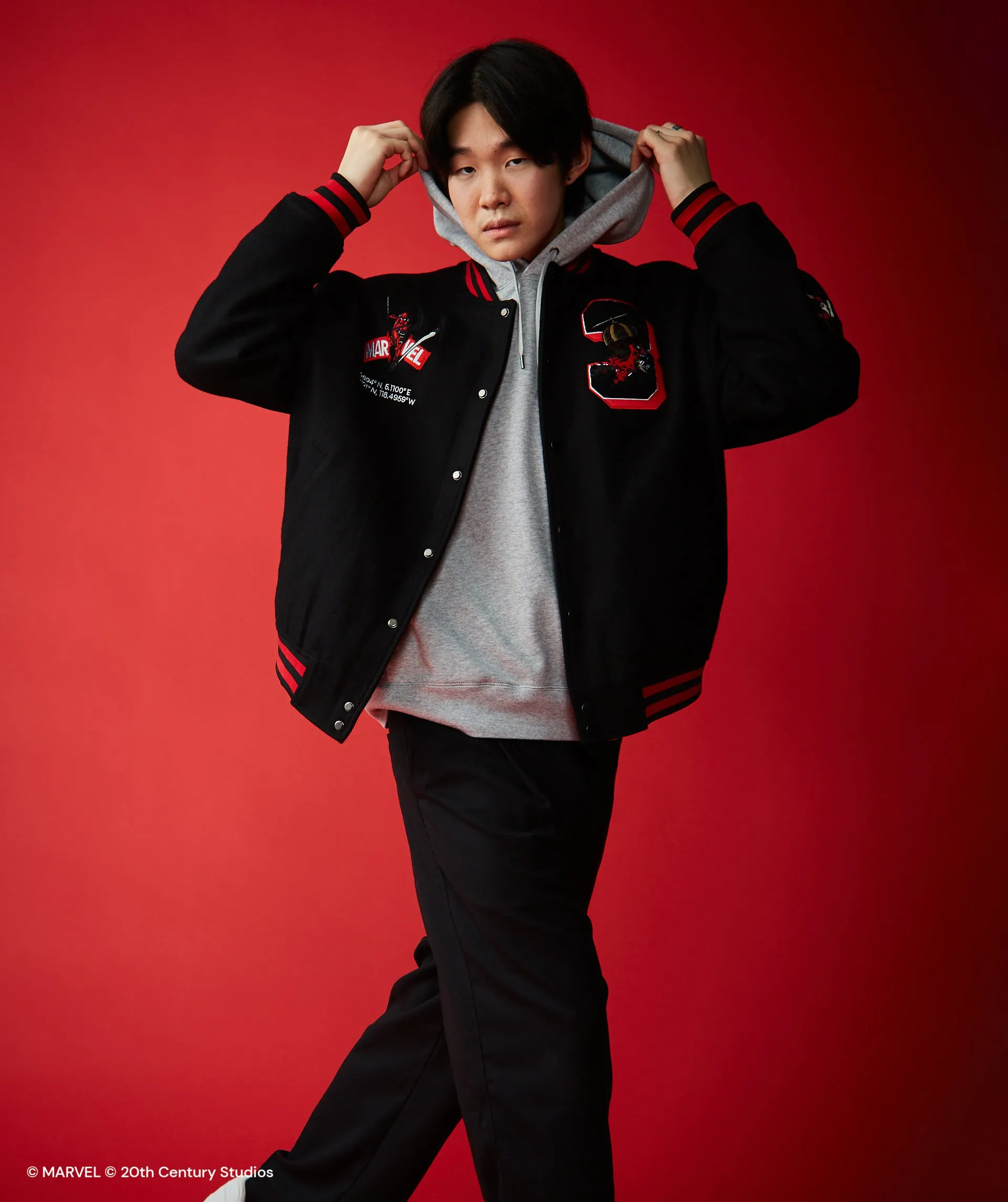 Premium Deadpool-Themed Unisex Varsity Jacket
