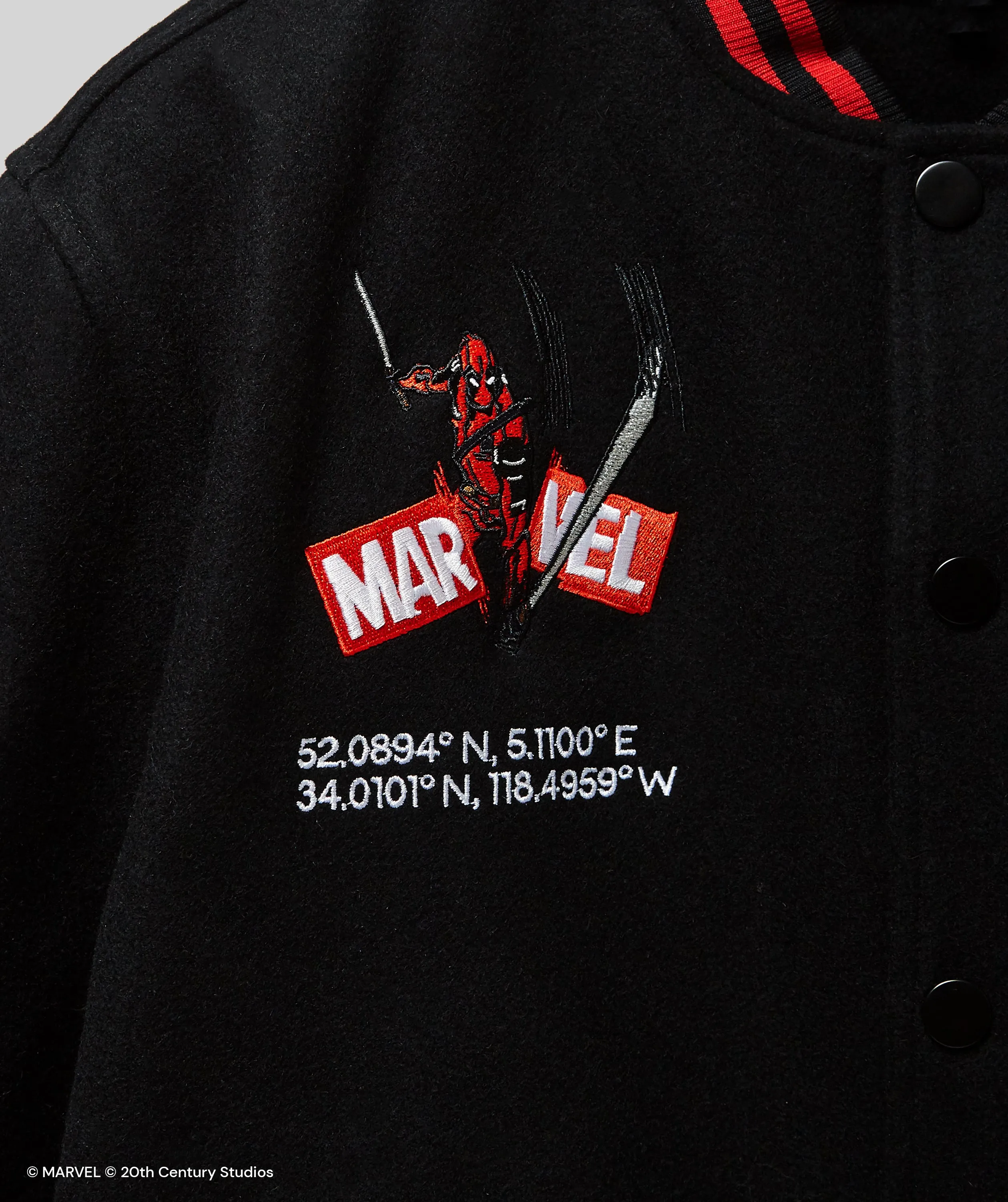 Premium Deadpool-Themed Unisex Varsity Jacket