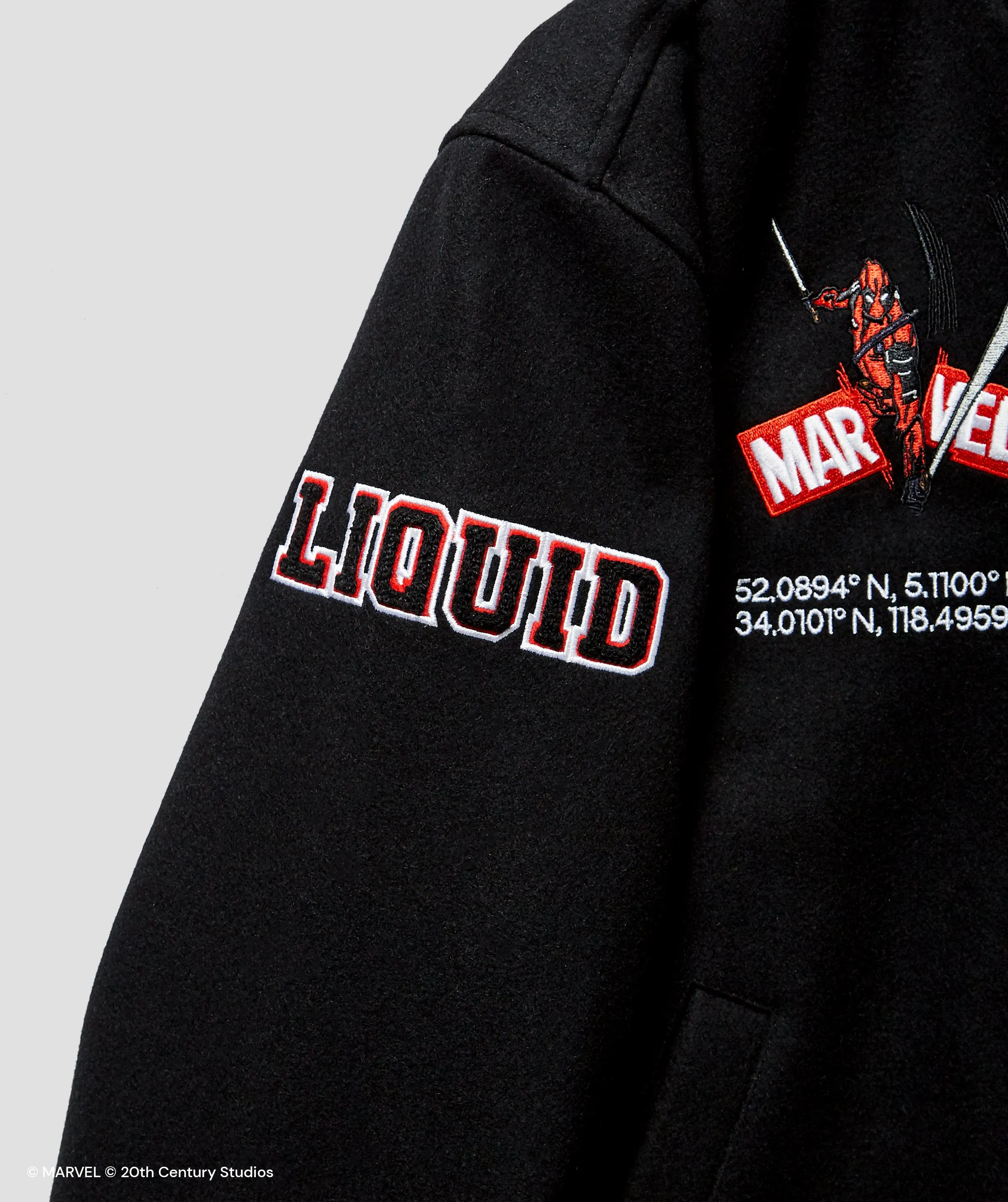 Premium Deadpool-Themed Unisex Varsity Jacket