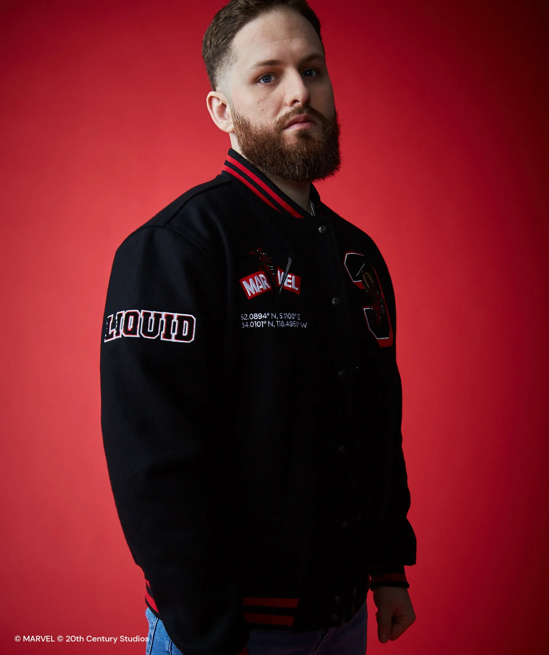 Premium Deadpool-Themed Unisex Varsity Jacket