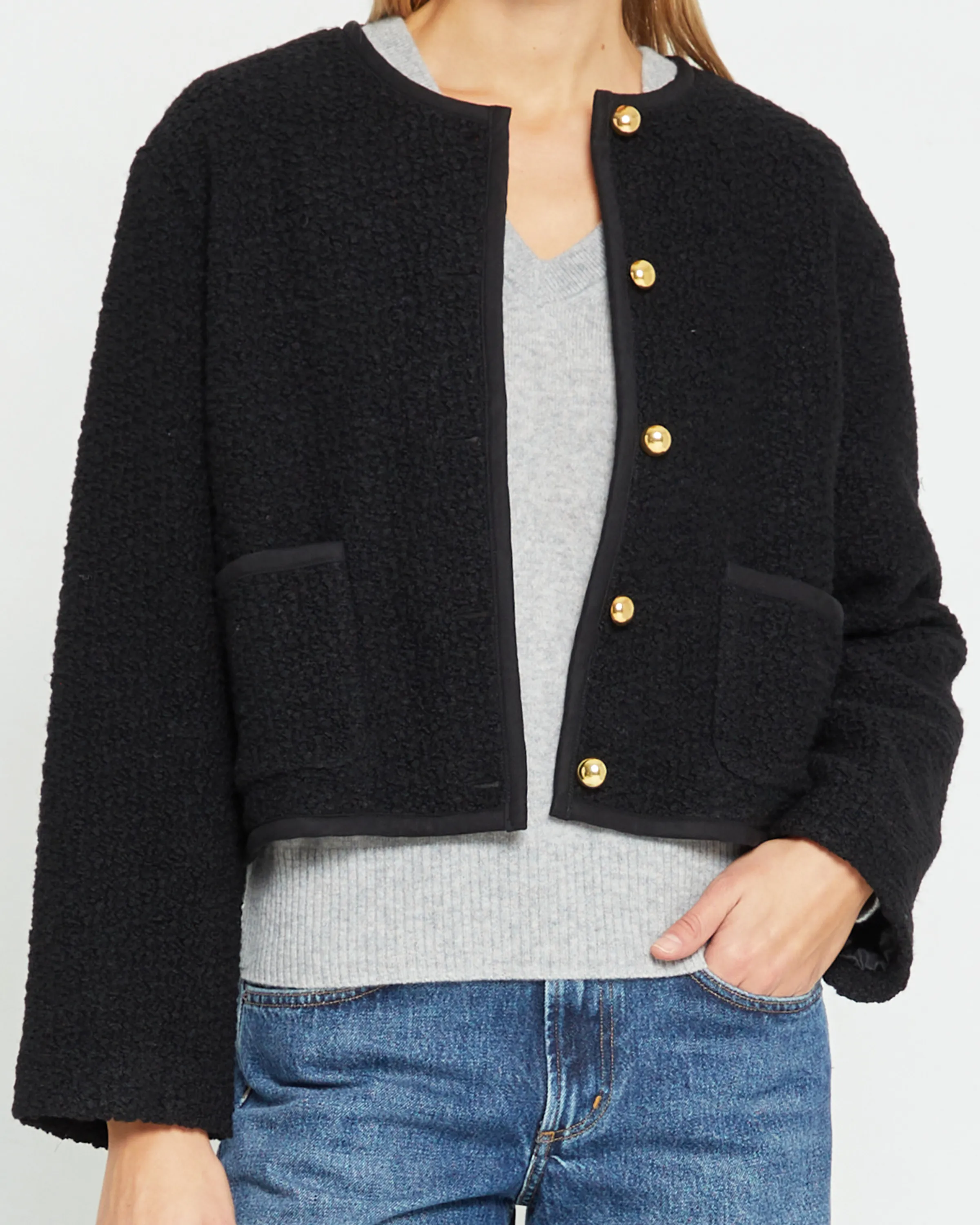 Relaxed-fit Cropped Jacket by Joe: English E-commerce Product Optimization