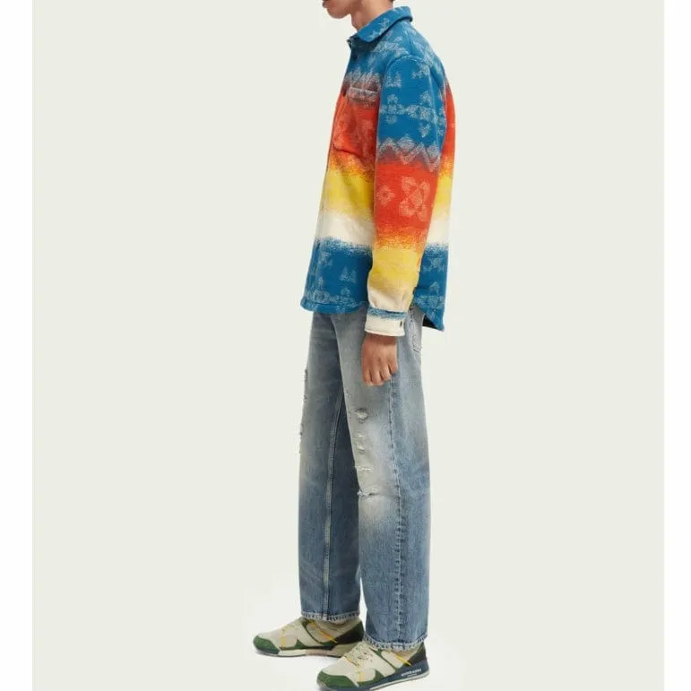 Scotch & Soda Heavyweight Jacquard Overshirt - Combo A, Style 171319