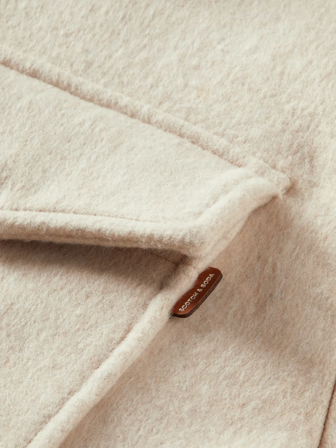 Scotch & Soda Mens Wool Blend Jacket - Stylish and Comfortable Outerwear