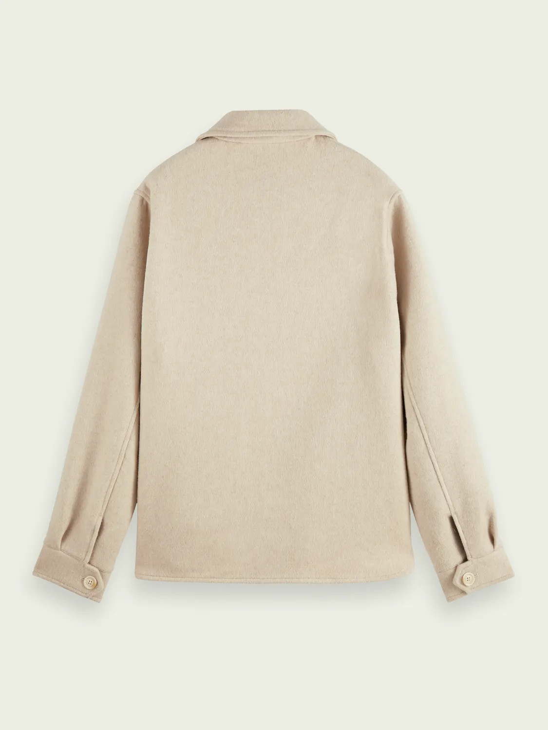 Scotch & Soda Mens Wool Blend Jacket - Stylish and Comfortable Outerwear
